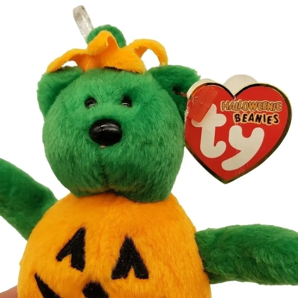 Ty Vintage Pumkin and Tricky Beanie Babies 1998